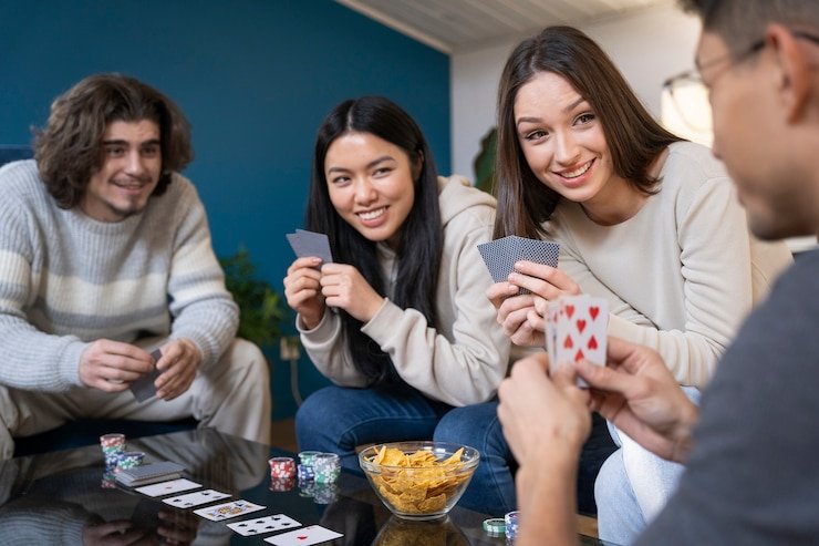 Meja Sic Bo dengan dealer profesional dan wadah dadu transparan di arahtogel
